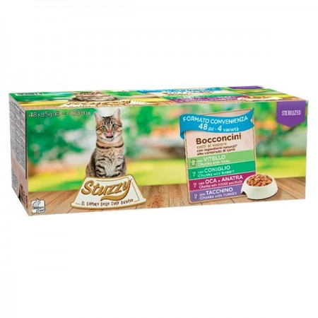 Stuzzy Cat Sterilized Multipack влажный корм консервы для кошек (01043198)